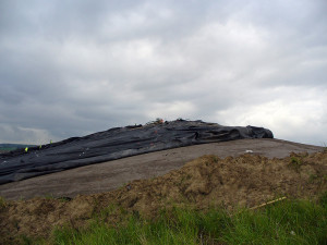 Picture 3: Geomembrane Blow-out